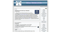 Desktop Screenshot of droit-medical.net