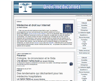 Tablet Screenshot of droit-medical.net